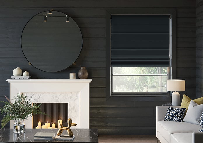 Lyra, Tarpit - Motorised Roman Blind - Image 3